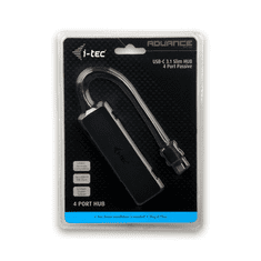 I-TEC USB C Slim 4 portos HUB passive (C31HUB404) (C31HUB404)