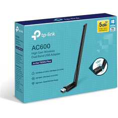 TPLINK Archer T600U Plus 600Mb/s USB2.0 A Dual-Band Wi-Fi hálózati adapter (ARCHER T600U PLUS)