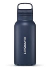 LifeStraw LGV41SASWW Go 2.0 rozsdamentes acél vízszűrő palack 1 l Égei-tenger