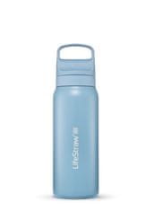 LifeStraw LGV42SBLWW Go 2.0 rozsdamentes acél vízszűrő palack 24oz izlandi kék