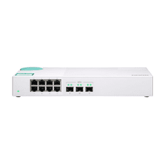 QNAP QSW-308S hálózati kapcsoló Beállítást nem igénylő (unmanaged) Gigabit Ethernet (10/100/1000) Fehér (QSW-308S)