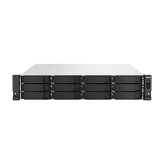 QNAP TS-h1887XU-RP NAS Rack (2U) Ethernet/LAN csatlakozás Fekete, Fehér E-2334 (TS-h1887XU-RP-E2334-16G)