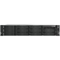 QNAP TS-855EU-8G tárolószerver Sztirol akrilnitril (SAN) Rack (2U) Ethernet/LAN csatlakozás Fekete C5125 (TS-855eU-8G)