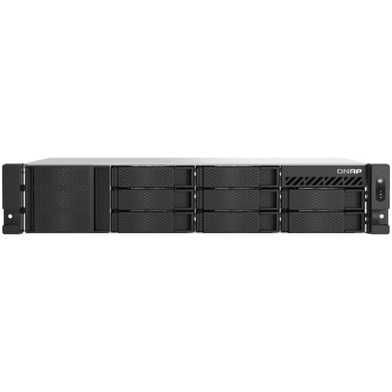QNAP TS-855EU-8G tárolószerver Sztirol akrilnitril (SAN) Rack (2U) Ethernet/LAN csatlakozás Fekete C5125 (TS-855eU-8G)