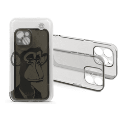 Haffner Apple iPhone 15 Plus szilikon hátlap - Gray Monkey - átlátszó (HF238970)