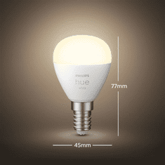 PHILIPS Hue White LED fényforrás E14 5.7W (929002440604) (929002440604)