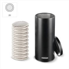 Xavax Barista doboz kávé/teakapszulákhoz és egyéb kapszulákhoz, fém, matt fekete