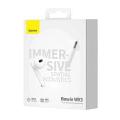 BASEUS Bowie WX5/BT/Vezeték nélküli/Fehér