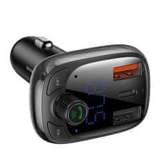 BASEUS Bluetooth FM adóvevő S13 T-alakú, fekete színű