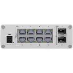Teltonika PoE+ felügyelet nélküli kapcsoló 8, 10/100/1000, 2x SFP port - TSW200