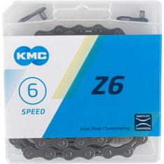 KMC Z6 szürke 114 láncszemes lánc BOX