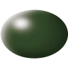 Festék, sötétzöld, selyemmatt, színkód: 363 RAL, színkód: 6020, 18 ml, Aqua (36363)