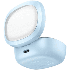 Hoco Bluetooth sztereó fülhallgató, v5.3, TWS, töltőtok, zajszűrővel, érintés vezérlés, LED-es kijelző, EQ6 Shadow, világoskék