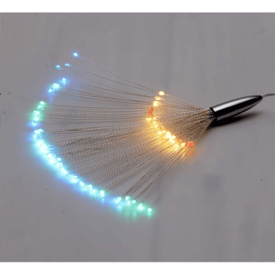 Iris Tűzijáték stílusú 8 programos/távirányítós/több színű/120db LED-es/2xAA elemes fénydekoráció (250-08) (250-08)
