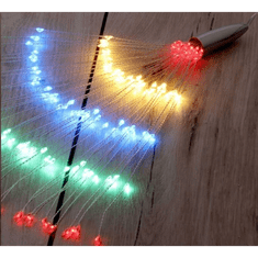 Iris Tűzijáték stílusú 8 programos/távirányítós/több színű/200db LED-es/2xAA elemes fénydekoráció (250-06) (250-06)