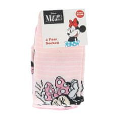Disney Minnie egér zokni szett/4db pasztell színek 23-26