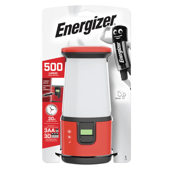Energizer Energizer zseblámpa 360 Camping lámpa 500lm + USB 3xAA vagy 3xD