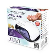 Esperanza EBN007, DIAMOND, 80W, 36 LED, Körömlakkszárító és műkörömépítő lámpa
