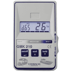 GREISINGER GMK 210 anyagnedvességmérő műszer, vizuális/akusztikus jelzéssel (600541)