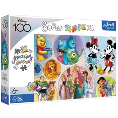 Trefl Junior: Super Shape XL Disney karakterek - 160 darabos puzzle (50033) (50033)