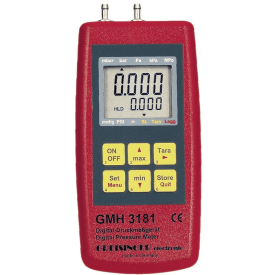 GREISINGER GMH 3181-13 barométer, nyomásmérő műszer, -100 - 2000 mbar (601441) (greis601441)