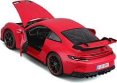 Maisto Piros Porsche 911 GT3 2022 modell 1:18