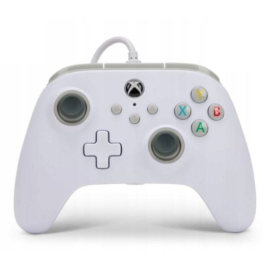 Power A Wired, Xbox Series X|S, Xbox One, PC, Fehér, Vezetékes kontroller