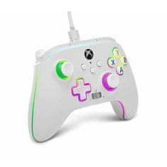 Power A Spectra Infinity, Xbox Series X|S, Xbox One, PC, LED Lighting, Fehér, Vezetékes kontroller
