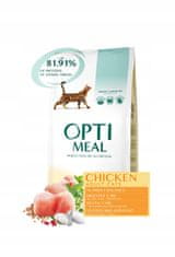 OptiMeal száraz macskatáp csirkével 10 kg