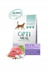 OptiMeal száraz macskaeledel Szőrlabdakontroll kacsával 4 kg