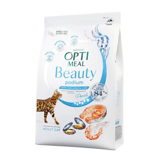 OptiMeal Beauty PODIUM szárazeledel felnőtt macskáknak 1,5 kg