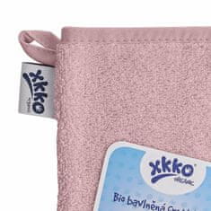 XKKO Organic BIO pamut frottír mosdókendő - Baby Pink