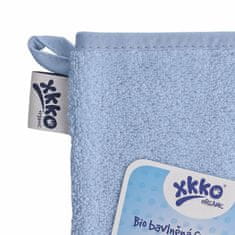 XKKO Organic BIO pamut frottír törölköző - Baby Blue