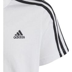 Adidas Póló fehér S Essentials 3-stripes Cotton Tee Jr