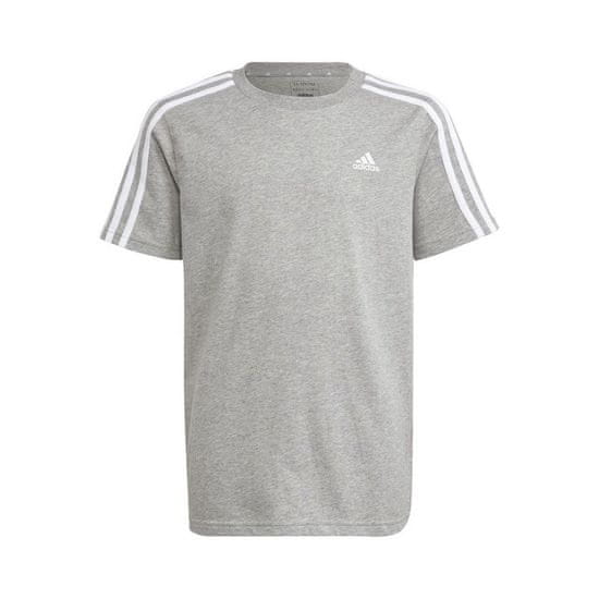 Adidas Póló szürke Essentials 3-stripes