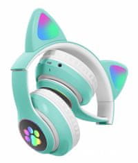 APT ZS7D Bluetooth 5.0 Cat vezeték nélküli fejhallgató kék