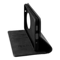 TKG Telefontok Honor X50 5G - Tactical Xproof fekete szilikon keretes mágneses könyvtok
