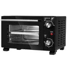 Lafe PIW-001, 800W, 10 L, 90-230°C, Dupla falú, Cool-touch, Fekete, Elektromos Mini sütő
