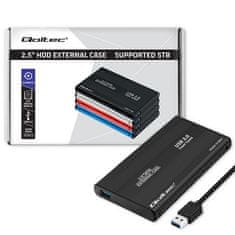 Qoltec 2,5" SATA3 | USB 3.0 HDD/SSD tok/zseb Fekete