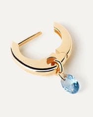 PDPAOLA Aranyozott karika fülbevaló medálokkal Blue Lily Gold AR01-B94-U