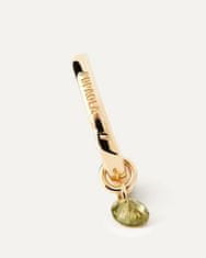 PDPAOLA Aranyozott karika fülbevaló medálokkal Green Lily Gold AR01-B91-U