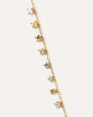 PDPAOLA Gyengéd aranyozott nyaklánc medálokkal RAINBOW Gold CO01-839-U