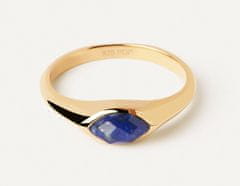 PDPAOLA Aranyozott gyűrű Lapis Lazuli Nomad Vanilla AN01-A49 (Kerület 50 mm)