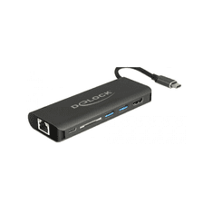 DELOCK Dockingstation USB-C HDMI 4K 30Hz/Gigabit LAN/USB PD (87721)