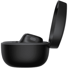 Bluetooth sztereó fülhallgató, v5.0, TWS, töltőtok, zajszűrővel, Baseus Encok WM01, fekete
