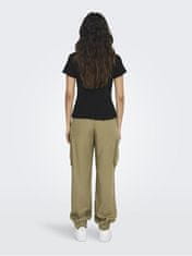 ONLY Női póló ONLCARLOTTA Tight Fit 15256154 Black (Méret L)