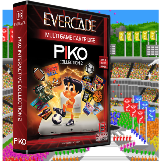 Blaze Evercade #16, Piko Interactive Collection 2, 13in1, Retro, Multi Game, Játékszoftver csomag