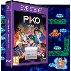 Blaze Evercade #10, PIKO Interactive Arcade 1, 8in1, Retro, Multi Game, Játékszoftver csomag