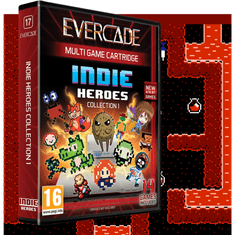 Blaze Evercade #17, Indie Heroes Collection 1, 14in1, Retro, Multi Game, Játékszoftver csomag