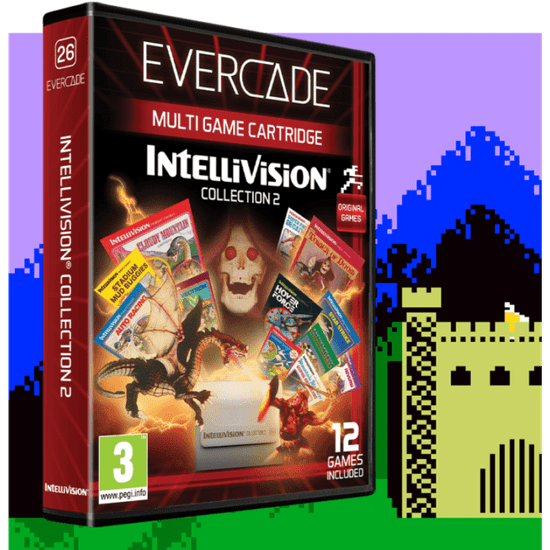 Blaze Evercade #26, Intellivision Collection 2, 12in1, Retro, Multi Game, Játékszoftver csomag